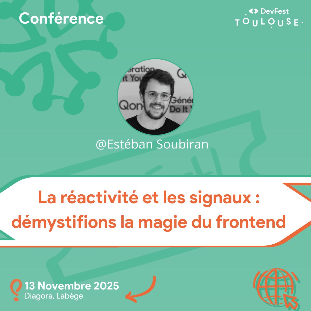 DevFest Toulouse (@devfesttoulouse) on Twitter photo 𝗟𝗮 𝗿𝗲́𝗮𝗰𝘁𝗶𝘃𝗶𝘁𝗲́ 𝗲𝘁 𝗹𝗲𝘀 𝘀𝗶𝗴𝗻𝗮𝘂𝘅 : 𝗱𝗲́𝗺𝘆𝘀𝘁𝗶𝗳𝗶𝗼𝗻𝘀 𝗹𝗮 𝗽𝗿𝗼𝗴𝗿𝗮𝗺𝗺𝗮𝘁𝗶𝗼𝗻 𝗿𝗲́𝗮𝗰𝘁𝗶𝘃𝗲 🎤 <a href="/soubiran_/">Estéban 🦋 @soubiran.dev</a>
👉 buff.ly/eNWhTUH 𝗟𝗮 𝗿𝗲́𝗮𝗰𝘁𝗶𝘃𝗶𝘁𝗲́ 𝗲𝘁 𝗹𝗲𝘀 𝘀𝗶𝗴𝗻𝗮𝘂𝘅 : 𝗱𝗲́𝗺𝘆𝘀𝘁𝗶𝗳𝗶𝗼𝗻𝘀 𝗹𝗮 𝗽𝗿𝗼𝗴𝗿𝗮𝗺𝗺𝗮𝘁𝗶𝗼𝗻 𝗿𝗲́𝗮𝗰𝘁𝗶𝘃𝗲 🎤 <a href="/soubiran_/">Estéban 🦋 @soubiran.dev</a>
👉 buff.ly/eNWhTUH