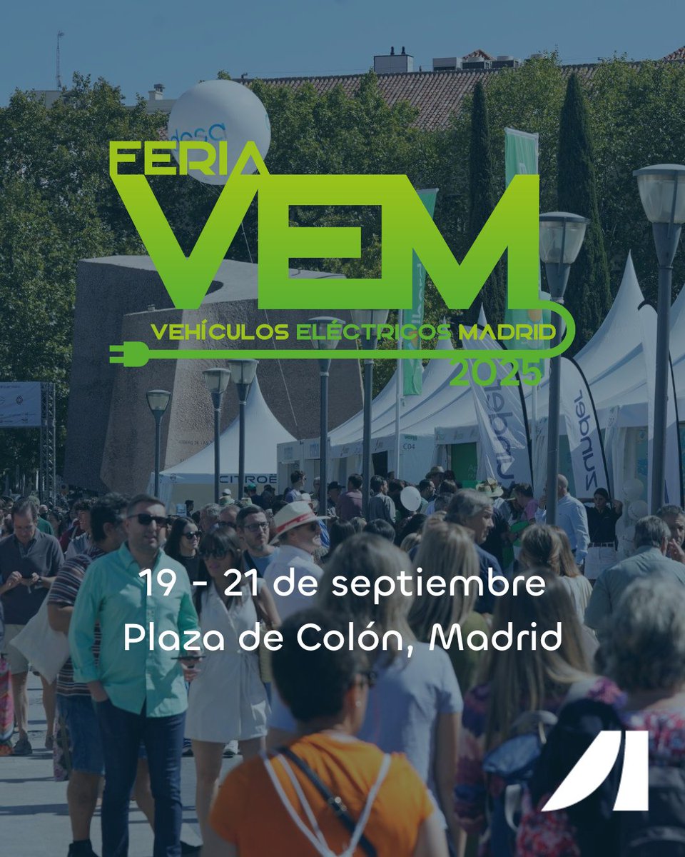 👋🔜 El próximo fin de semana estaremos en #VEM2025 de <a href="/AEDIVE/">AEDIVE</a>.

📲Si estás en Madrid, acércate a nuestro stand y déjanos tus datos ¡Participarás en el sorteo de una experiencia de 𝗳𝗶𝗻 𝗱𝗲 𝘀𝗲𝗺𝗮𝗻𝗮 con el nuevo <a href="/MazdaEspana/">Mazda España</a> 6e 100% eléctrico!

#AyvensES