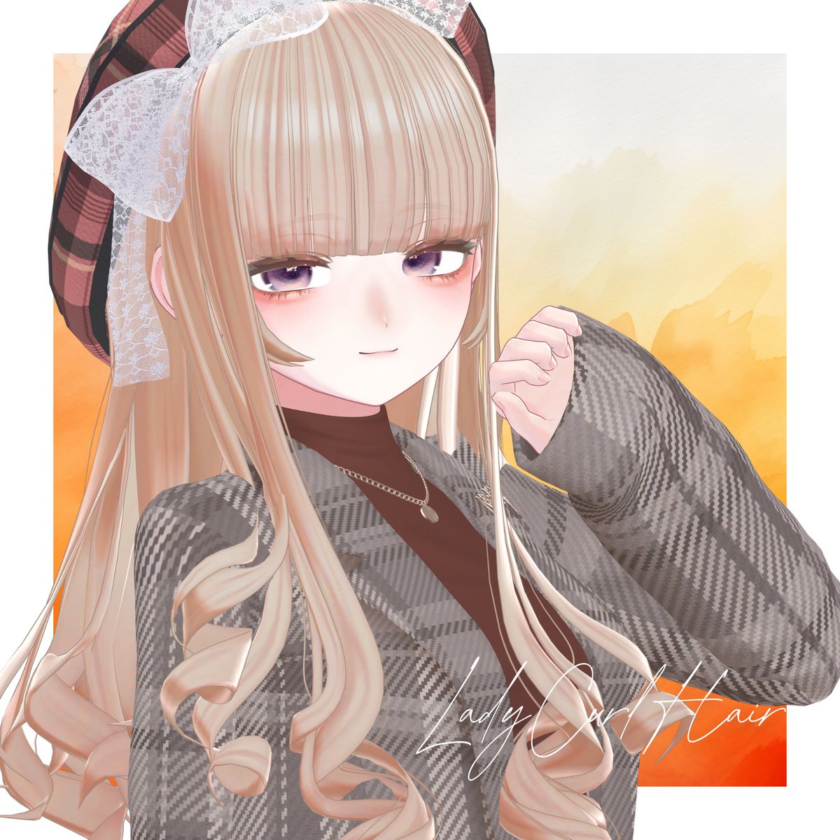 🎁新作プレゼントキャンペーン🎁
『LadyCurlHair』販売開始！
可愛いベレー帽が付属します❤
💜この投稿をRP&amp;Xをフォロー&amp;BOOTHでスキをしていただいた方の中で1名様にプレゼント  
💜RP&amp;スキが100突破するごとに当選者を1名追加 
⏳9月14日21時まで⏳
スキはこちらから👇
yamasakatofu.booth.pm/items/7398516