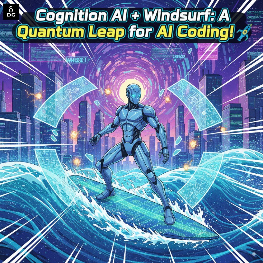 deltavix_global's tweet image. 🚀 Cognition AI raises $400M after Windsurf acquisition — fueling the future of AI coding &amp;amp; automation. 💡

#CognitionAI #AIcoding #Innovation #DeltavixGlobal
