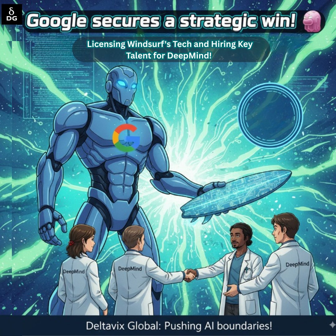 deltavix_global's tweet image. 🚀 Cognition AI raises $400M after Windsurf acquisition — fueling the future of AI coding &amp;amp; automation. 💡

#CognitionAI #AIcoding #Innovation #DeltavixGlobal