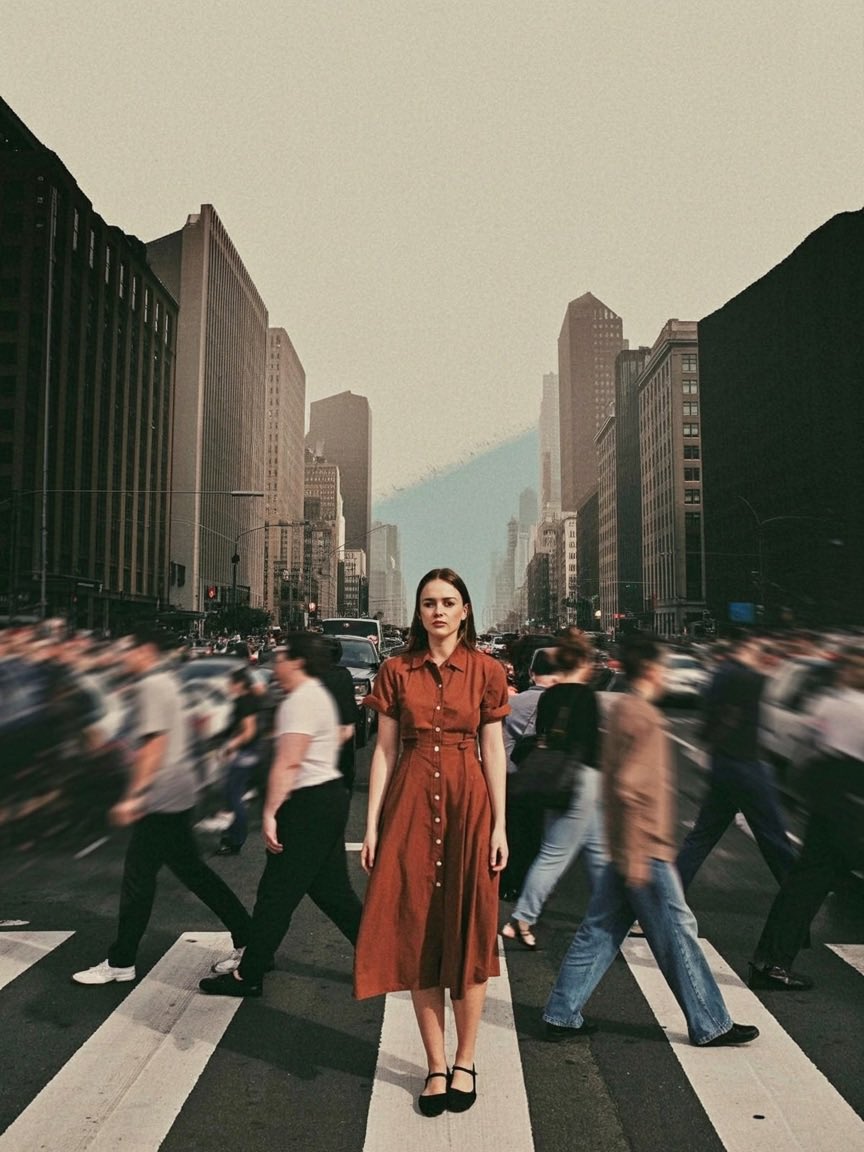 _QCAI's tweet image. Sometimes the world just feels like it’s moving too quickly and I’m standing still.

Prompt in 1st reply 👇

#QueenCaffeine #AIArt #Ideogram