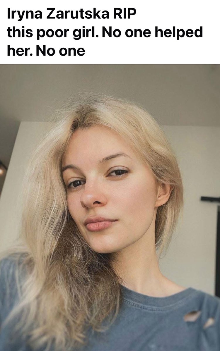 #IrynaZarutska no one helped this poor girl. No one 
RIP