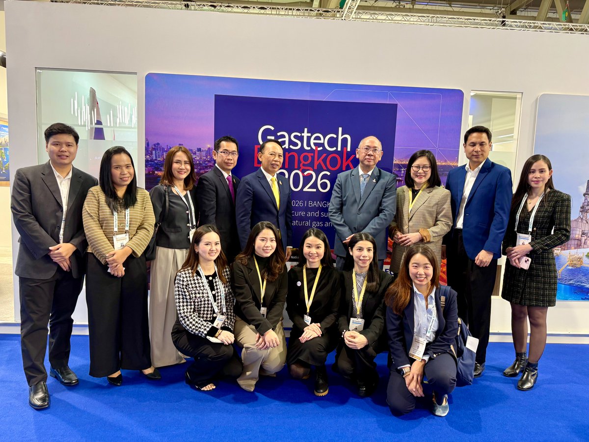 ThailandCVB's tweet image. Thailand makes a grand statement! At Gastech 2025 in Milan, Team Thailand (TCEB &amp;amp; Energy Ministry) officially announced Thailand as Gastech 2026 host. Expect 50,000+ participants, 1,000+ exhibitors &amp;amp; experts, THB 14.62B economic impact. 15–18 Sep 2026, BITEC Bangkok.

#Gastech
