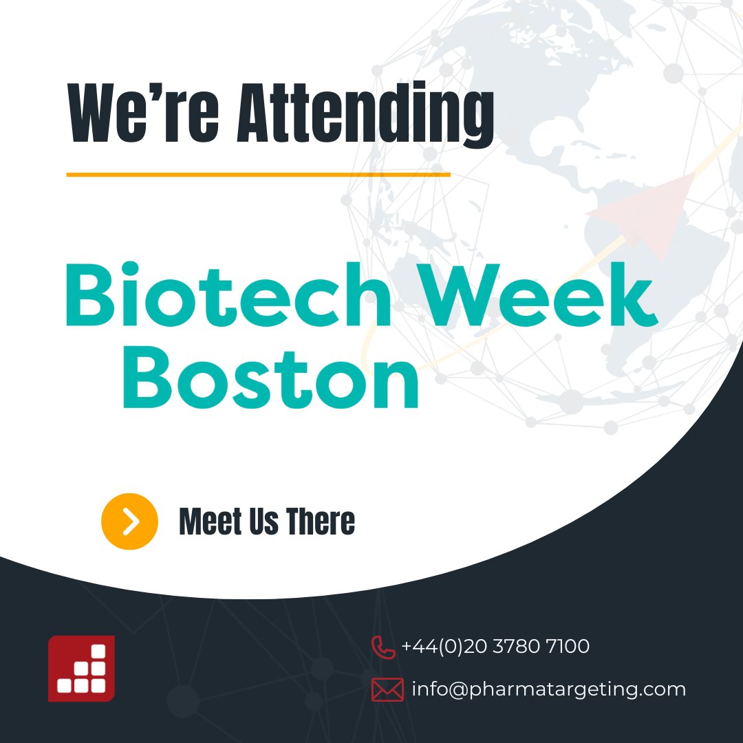 PharmaTargeting's tweet photo. The team at Pharma Targeting will be at Biotech Week Boston next week! Will you be at Biotech Week Boston? Let’s make it a point to connect. Send us a message to set up a time to meet: https://t.co/ohvfGHXKDs
#BiotechWeekBoston #Pharma #Biotech #HealthcareInnovation https://t.co/p8UftVOLUZ