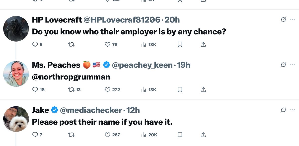 MisanthropeFLA's tweet photo. Still not as bad as @northropgrumman (who gets billions in @DeptofWar) employee Nick Roberts - “for a guy that hates gay people so much, he sure took a hot load to the throat like a champ”.  This is a defense contractor that gets billions in taxpayer funds and partners with the @uscoastguard.  @NGCNews