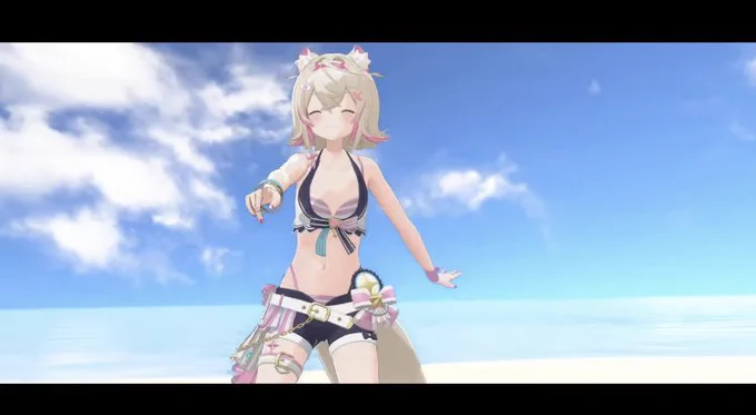 かわいすぎてひじが痺れてきた #夏きゅん #FUWAMOCO
