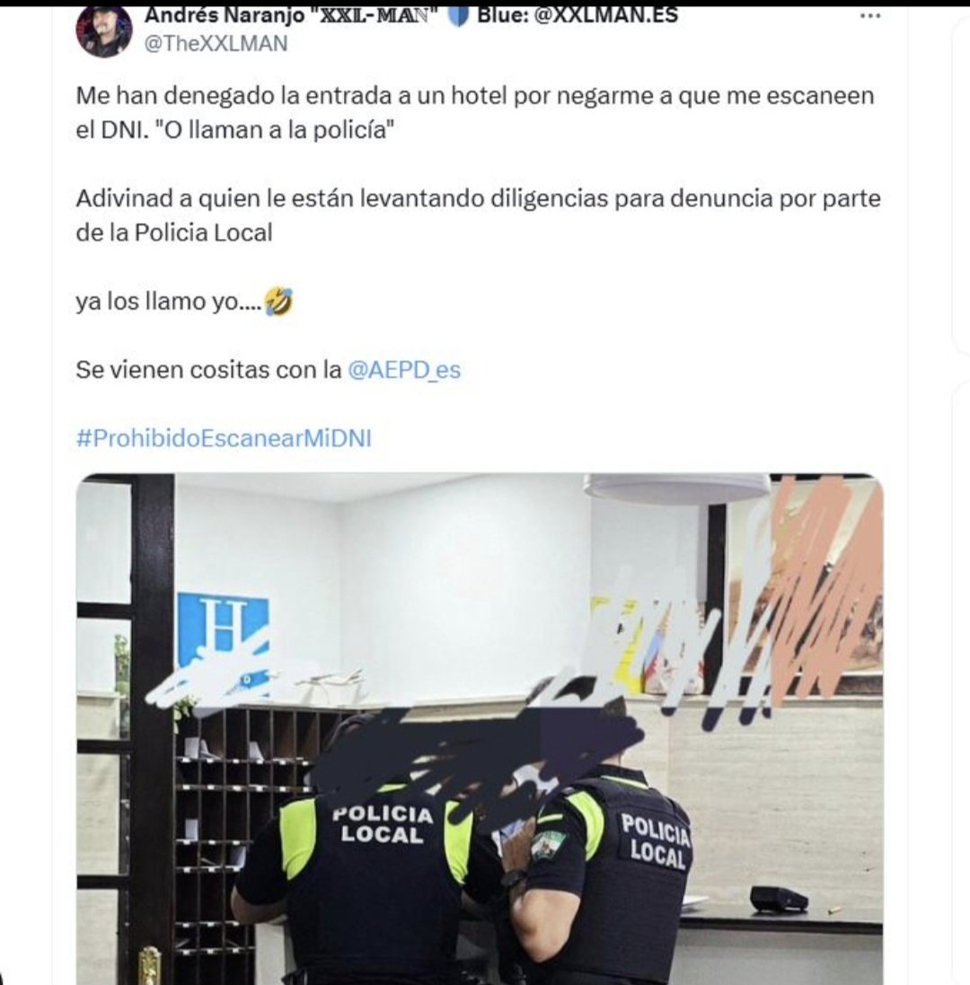 canariasdespiertayunida (@canariasdyu) on Twitter photo Ya saben cómo tienen que actuar cuando les pidan escanear el DNI.
Defendamos la privacidad hasta la última trinchera.
NUESTRAS REDES:
<a href="/canariasdyu/">canariasdespiertayunida</a>
t.me/CanariasDespie… Ya saben cómo tienen que actuar cuando les pidan escanear el DNI.
Defendamos la privacidad hasta la última trinchera.
NUESTRAS REDES:
<a href="/canariasdyu/">canariasdespiertayunida</a>
t.me/CanariasDespie…