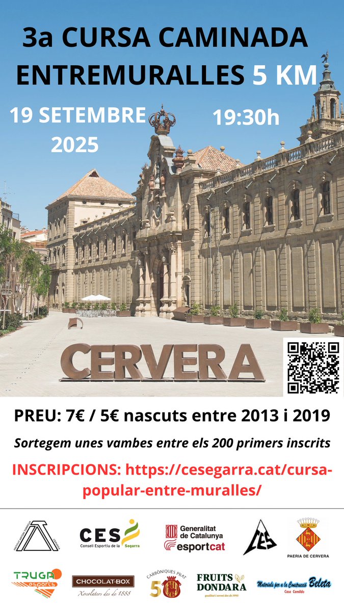 Cursa Entremuralles (19/09)
instagram.com/p/DOfwstEiOBI/…