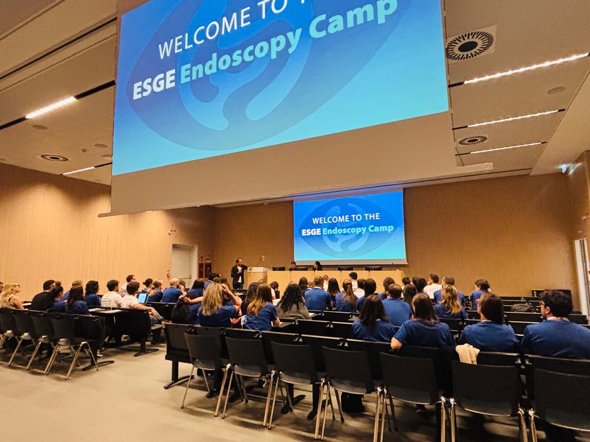 ESGE_news's tweet photo. Kick off for the ESGE #endoscopy camp in Milan! 🎯🎬
Course directors @robertamaselli1 &amp; @hritzsti, along with their team of expert trainers, are ready for an intensive and enjoyable learning experience this weekend. Wishing the delegates a great time!
https://t.co/pkp642wHIa https://t.co/DgDRmWb4nI