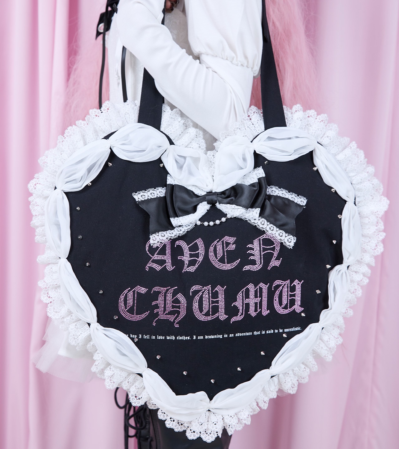 Avenchum Love heart's cake tote bag ピンク AVENCHUMU on X: 