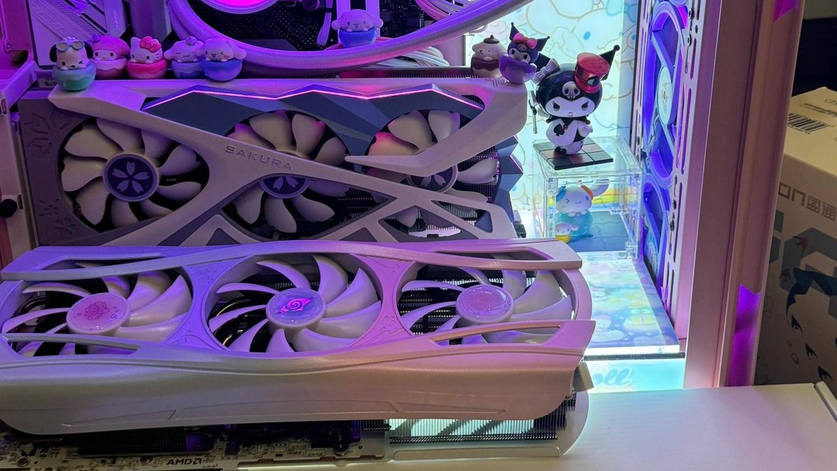 YestonOfficial's tweet image. 🌸Out with the old Sakura, in with the🌊New Atlantis🌊upgrade! 
Performance upgrade complete! Now running all my games for the next level!
.
#yeston #graphicscard #gpu #hardware #pcgaming #pcbuild #sakura #atlantis #sakuraatlantis #sakuragpu #pcupgrade