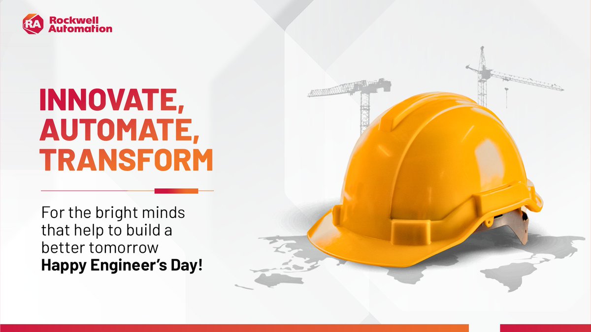 ROKAutomationIN's tweet image. At Rockwell Automation, our engineers are at the forefront of innovation, automating industries and expanding human possibility.
Your ingenuity drives us forward! Happy Engineer&apos;s Day.✨

#EngineersDay #ExpandingHumanPossibility