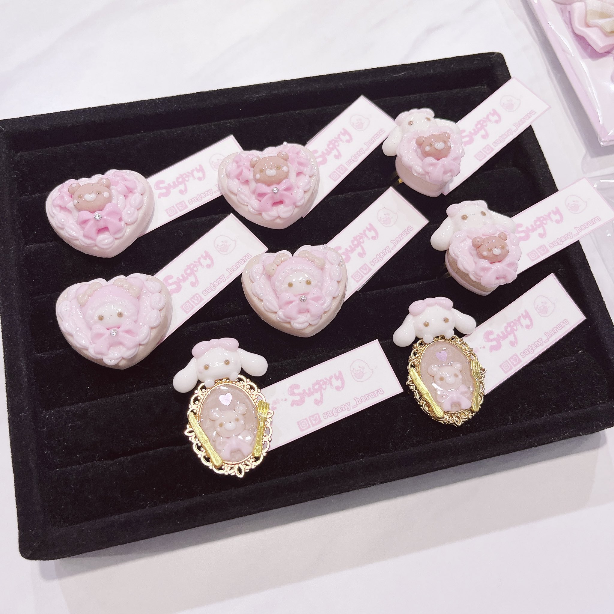 マイメロ　kawaiistarsカワスタハンドメイド　ぎゅぎゅっと仲良しマカロン マイメロkawaiistarsカワスタハンドメイドぎゅぎゅっと仲良し
