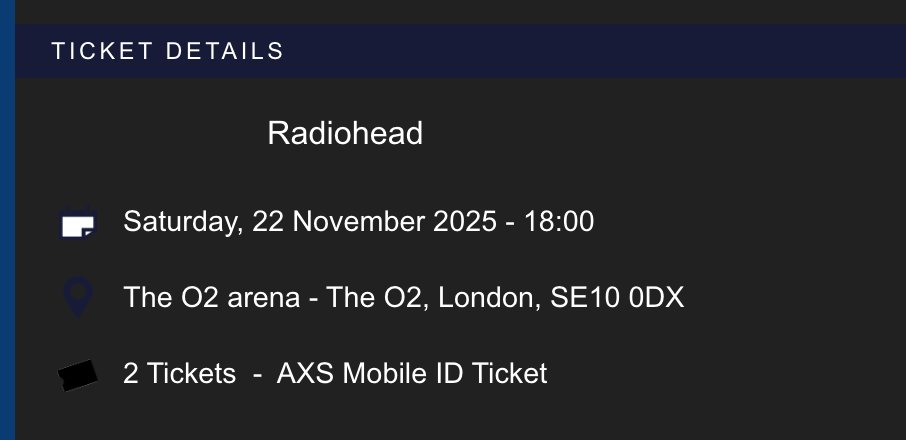 woof. buzzing. radiohead bagged.