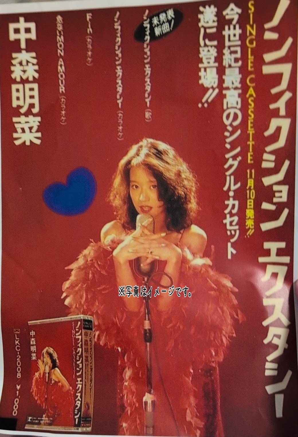 中森明菜 インフィクションエクスタシー ポスター ノンフィクションエクスタシー / 中森明菜 | LIGHTLEAF