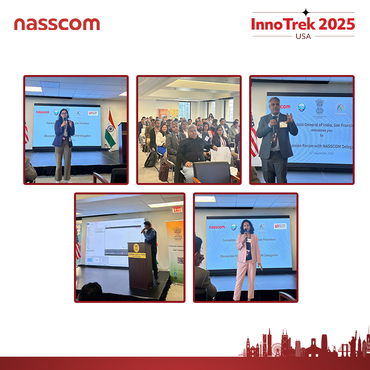 Honoured to have Nasscom and our InnoTrek startups hosted by the Consulate General of India in San Francisco. The evening brought together an august gathering of global venture capitalists and founders, creating invaluable opportunities for connections and collaboration.
Our