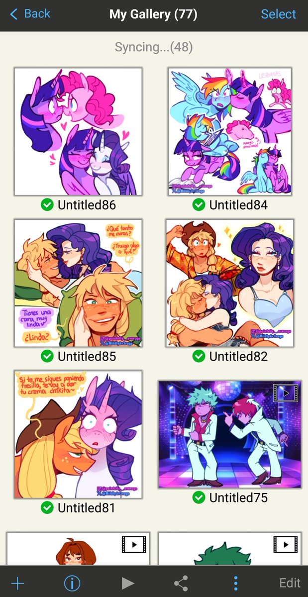 Love how colourful my gallery is now