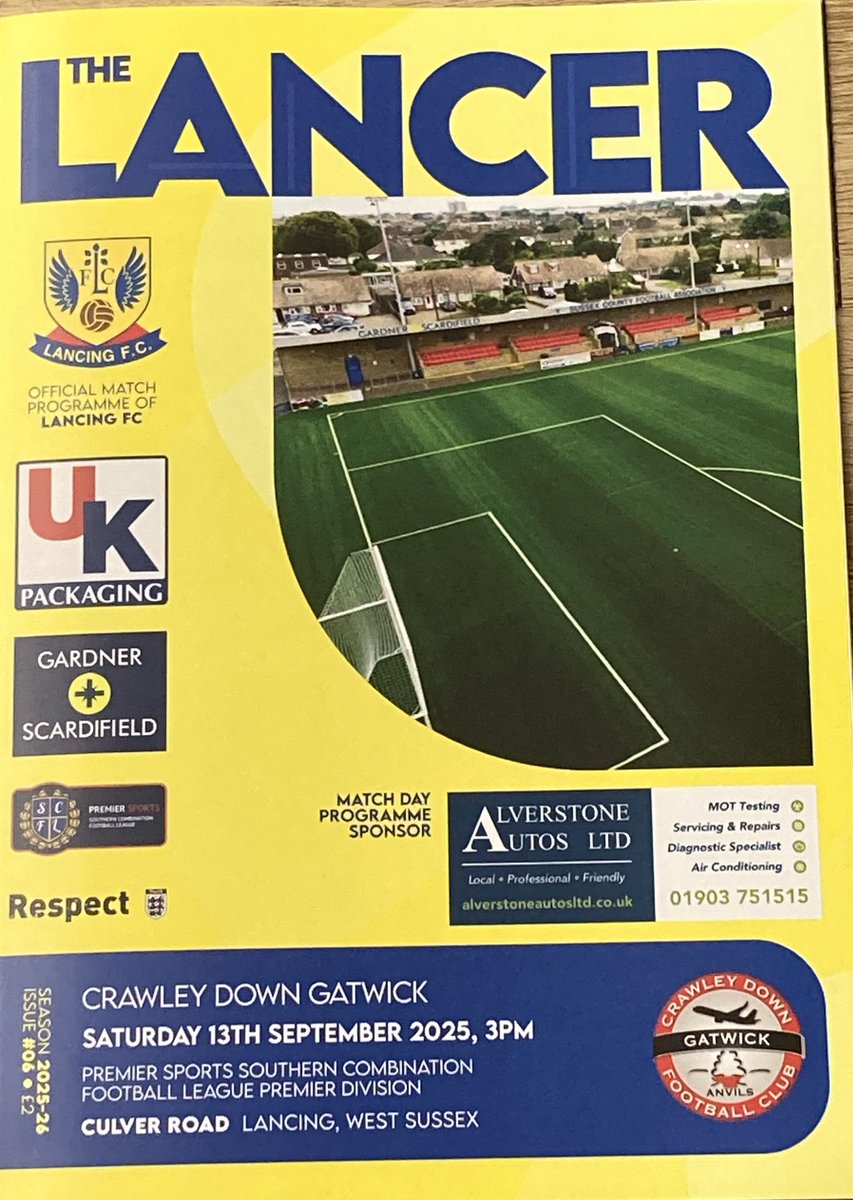 Ready for tomorrow’s game Saturday 13th September at Culver Road 3pm ko against <a href="/OfficialCDGFC/">Crawley Down Gatwick</a> thank you again to <a href="/FootiePrint/">FootiePrint ⚽️</a> for a great service 
<a href="/UKPackagingCoUK/">UK Packaging Supplies 🇬🇧 📦</a> <a href="/TheSCFL/">Premier Sports The SCFL</a> <a href="/TheSnlf/">TheSNLF</a> <a href="/LancingFC/">Lancing FC</a> #Lancing 
We go again Come On The Lancers