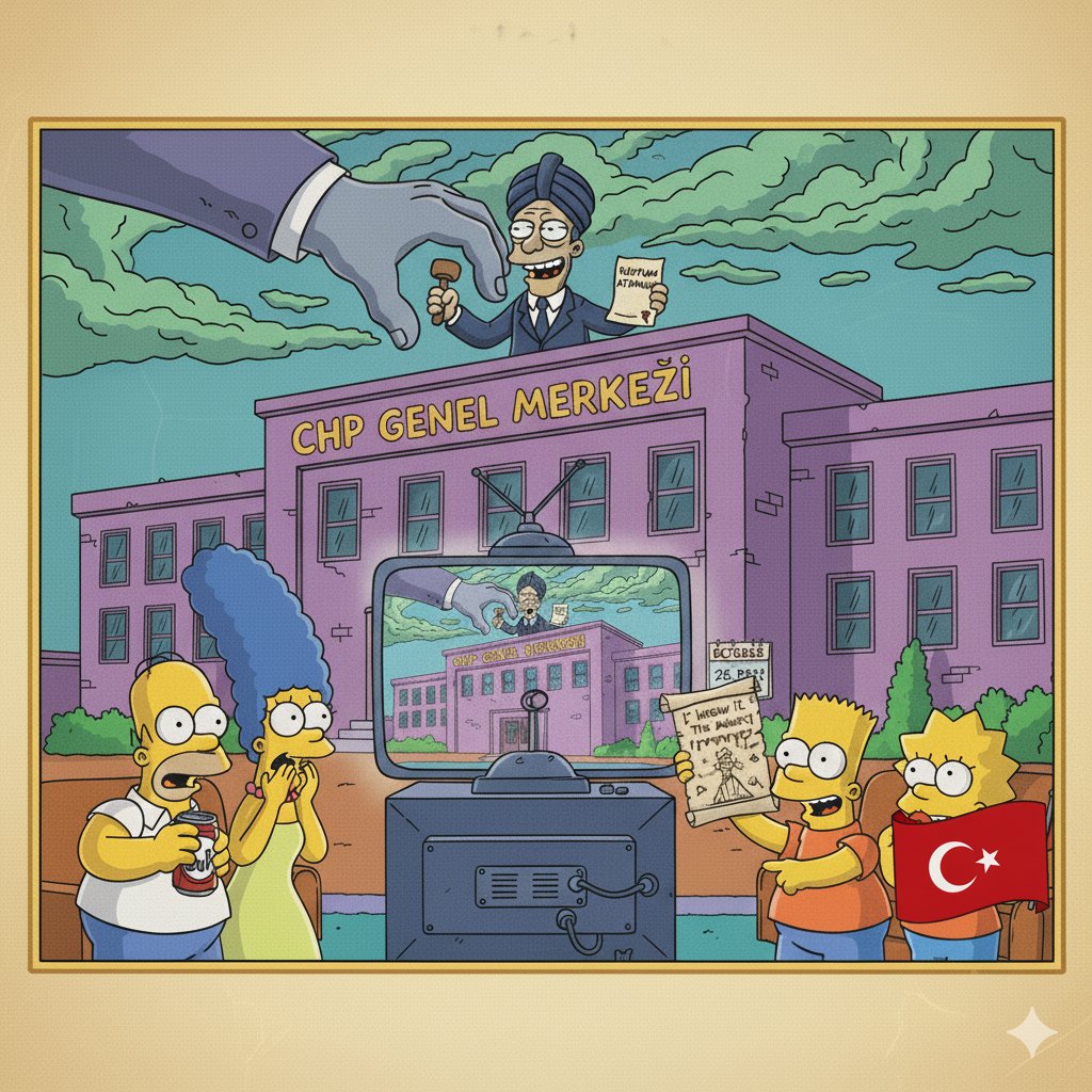 Simpsonlar 2019 yılında yayınlanan bir bölümde kayyum olayını öngörmüştü.
