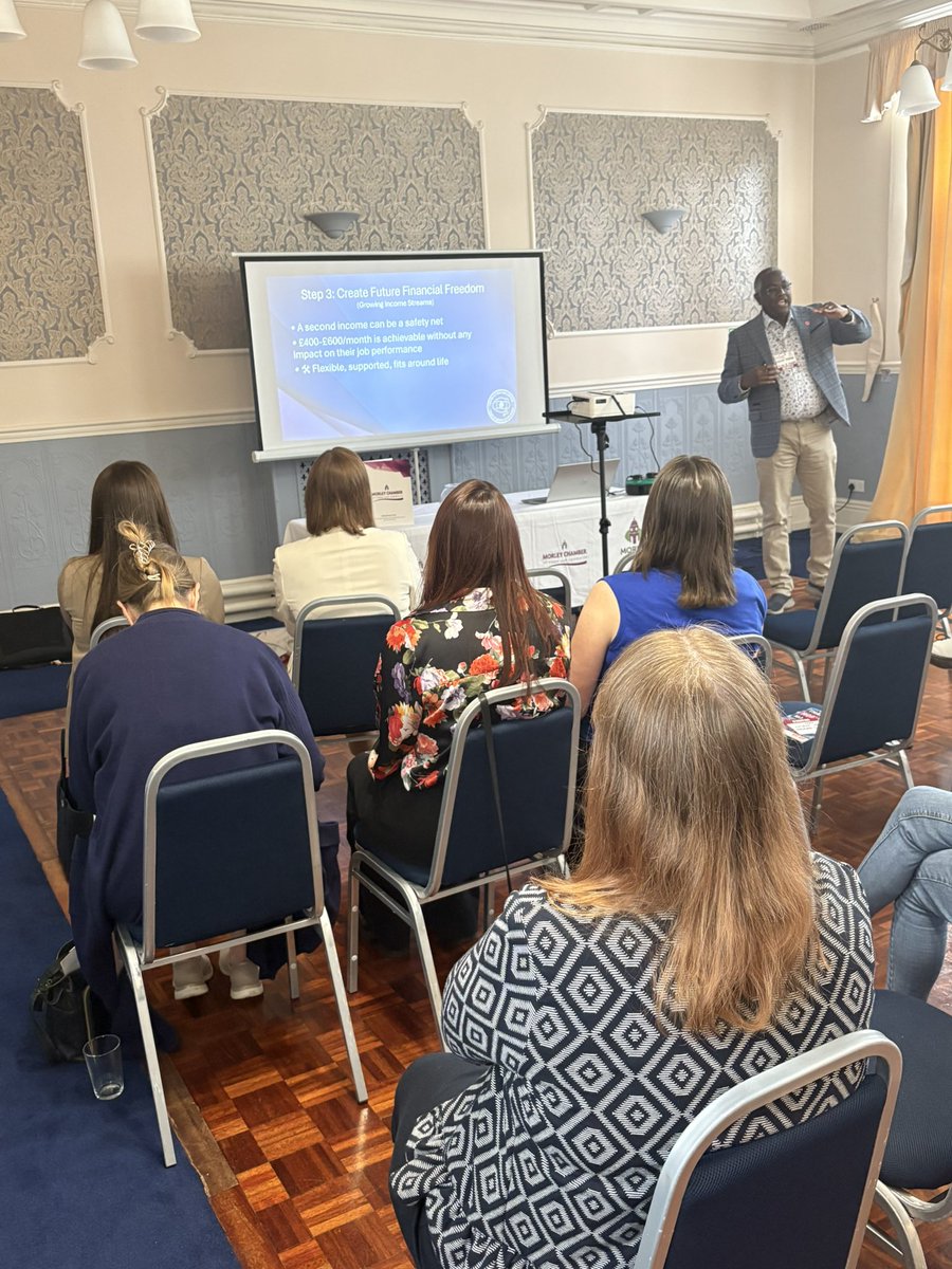 What to expect at a Morley Chamber networking event:

😊 Friendly networking
☕️ Breakfast and refreshments
💻 A guest speaker presentation
📰 Chamber news and events

Come along for yourself and see what a friendly helpful group we are!

eventbrite.co.uk/e/morley-chamb…