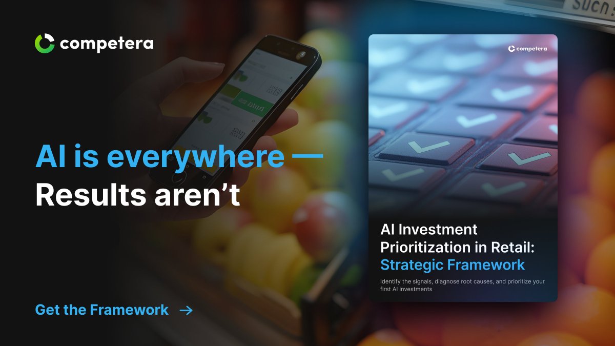 Struggling to figure out where to invest in #AI for your retail business? It's not about if you should, but where to start for real impact. We just launched a new framework to help you prioritize. Check it out! 👇
hubs.ly/Q03J4CDf0