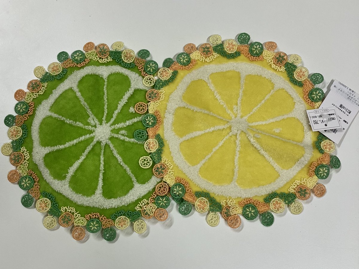 【近沢レース】柑橘系・覆面レスラー 4枚セット【タオルハンカチ】 近沢レース】柑橘系・覆面レスラー 4枚セット【タオルハンカチ