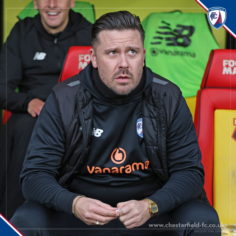 ChesterfieldFC's tweet photo. 📝 Danny Webb has departed the club to pursue an opportunity to become head coach of Enterprise National League side Yeovil Town.

Danny leaves with the best wishes of everyone at Chesterfield Football Club.

Thank you for everything, Webby 💙

#Spireites