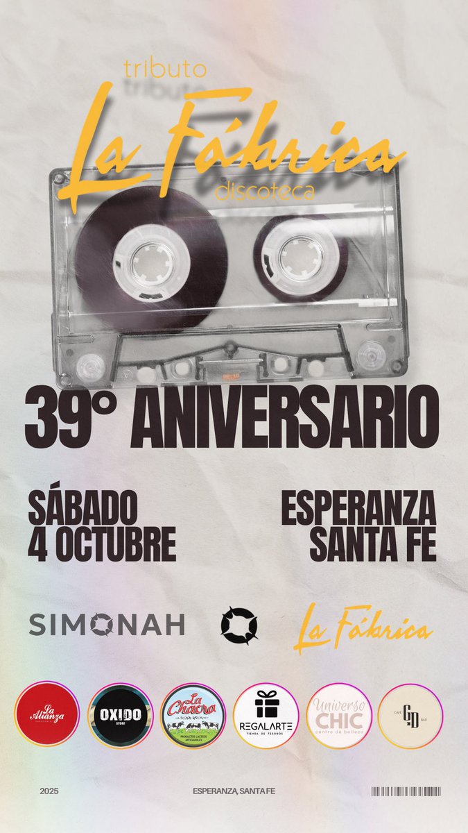 Tributo La Fábrica 04 de Octubre <a href="/SIMONAHDISCO/">S I M O N A H</a>