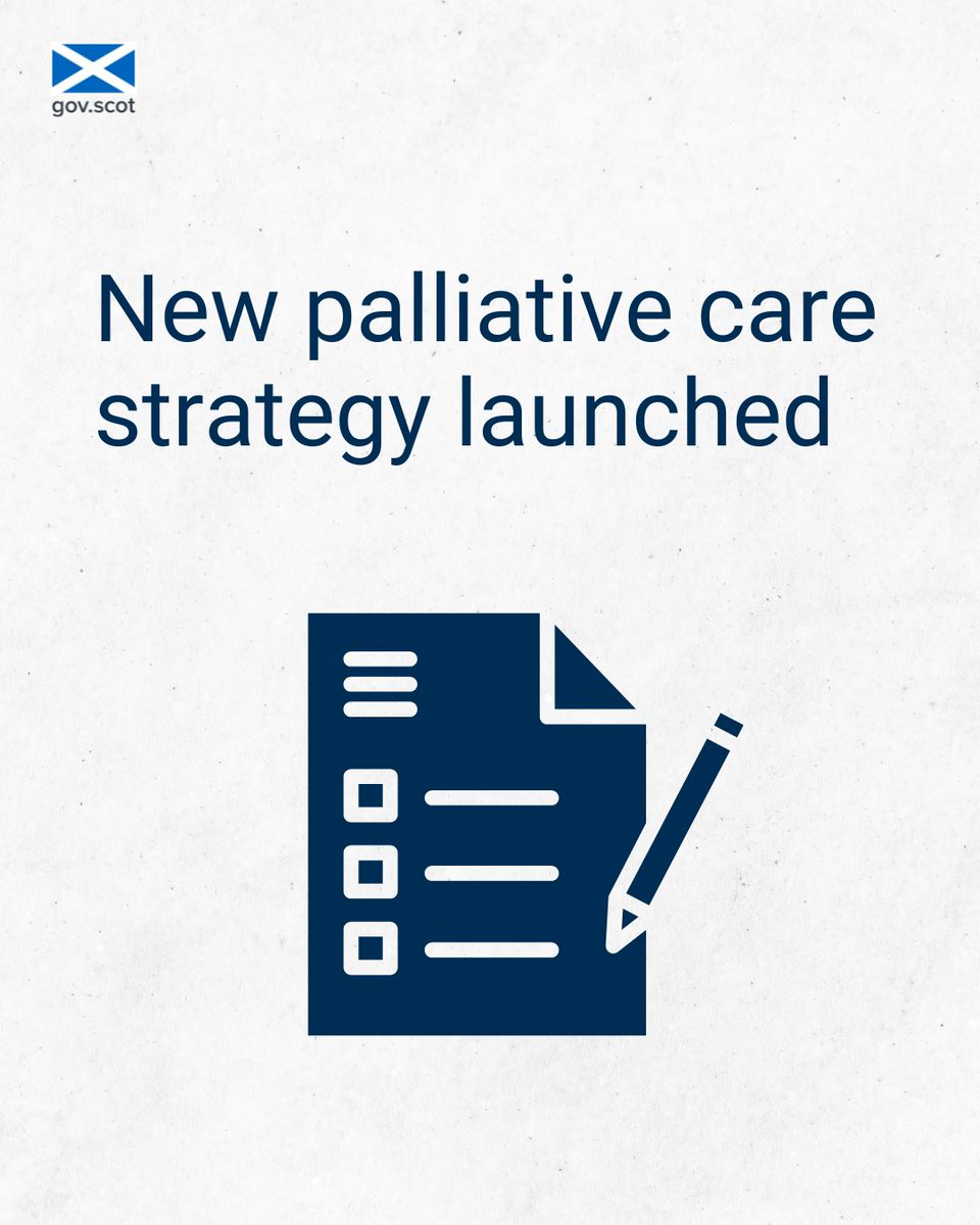Scot Gov Health (@scotgovhealth) on Twitter photo A new palliative care strategy - Palliative Care Matters for All - has been launched by Public Health Minister <a href="/jenni_minto/">Jenni Minto MSP</a> to ensure everyone in Scotland can access timely, high-quality and compassionate care.
Read more ➡️ow.ly/9u3v50WVECX A new palliative care strategy - Palliative Care Matters for All - has been launched by Public Health Minister <a href="/jenni_minto/">Jenni Minto MSP</a> to ensure everyone in Scotland can access timely, high-quality and compassionate care.
Read more ➡️ow.ly/9u3v50WVECX