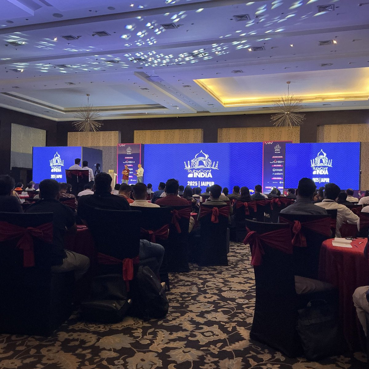 Sush_2703's tweet image. @rubyconfindia  RubyConf India 2025 kicked off with great energy! 🚀 Looking forward to getting my mind blown with loads of Ruby magic from the gems of the community. 💎❤️ 
#RubyConfIndia #Ruby #RCI25