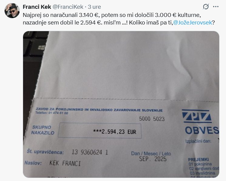 Johanca_4me's tweet image. Tole naj si vsak po svoje razlaga... ampak js poznam ljudi, ki so z žuljavimi rokami po 40 letih dela prigarali okol 500 do 600 evrov penzije... tale Kekov post mi zato deluje kot pljunek v obraze vseh teh upokojencev, ki živijo pod pragom revščine...