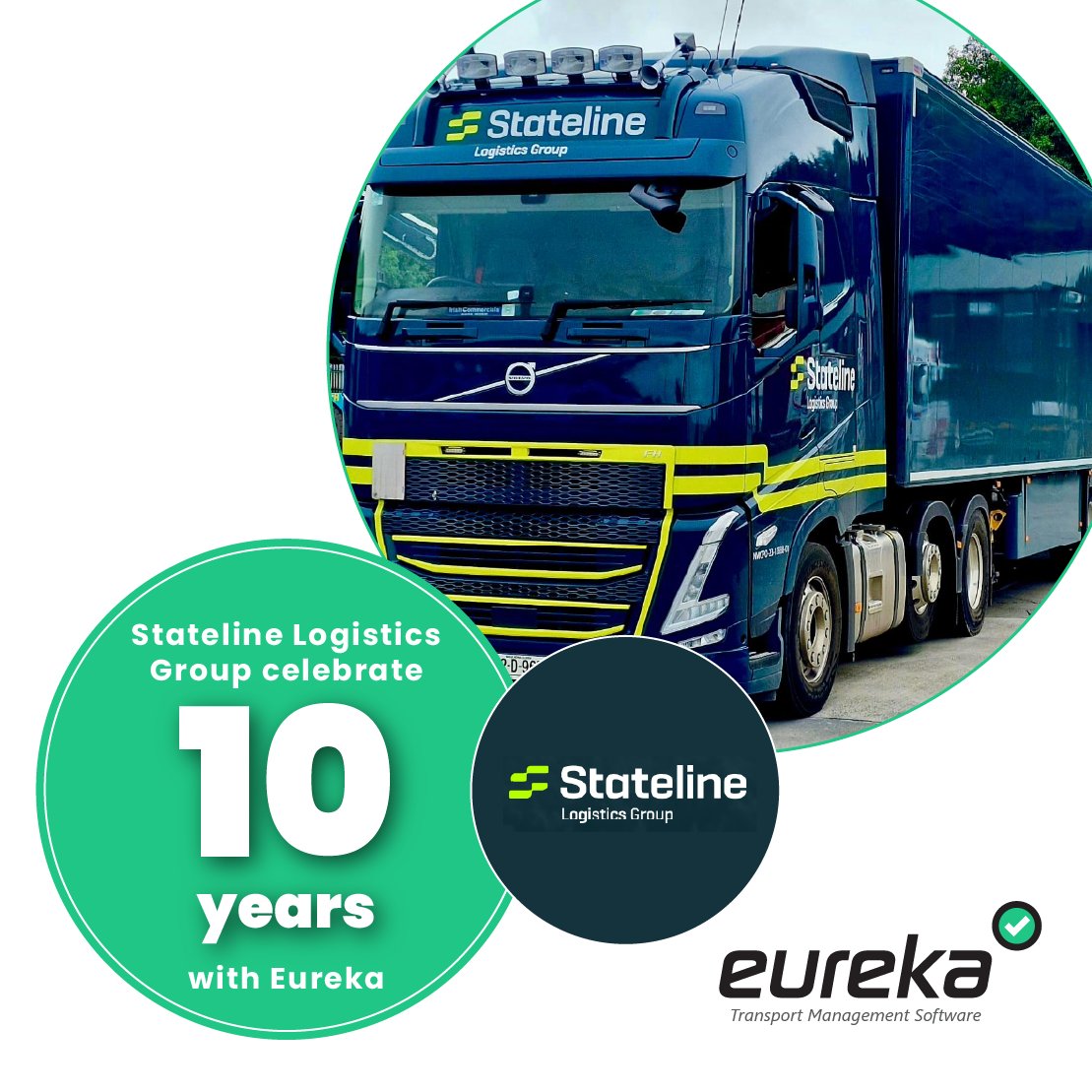 We’re delighted to share our latest customer story with Stateline Logistics Group, who have now been partnered with #Eureka for a decade.  

Read their story: eureka.ie/stateline-logi…

#TMS #StatelineTransport #Collaboration #Transport #Logistics #Trucks #SupplyChain #Ireland