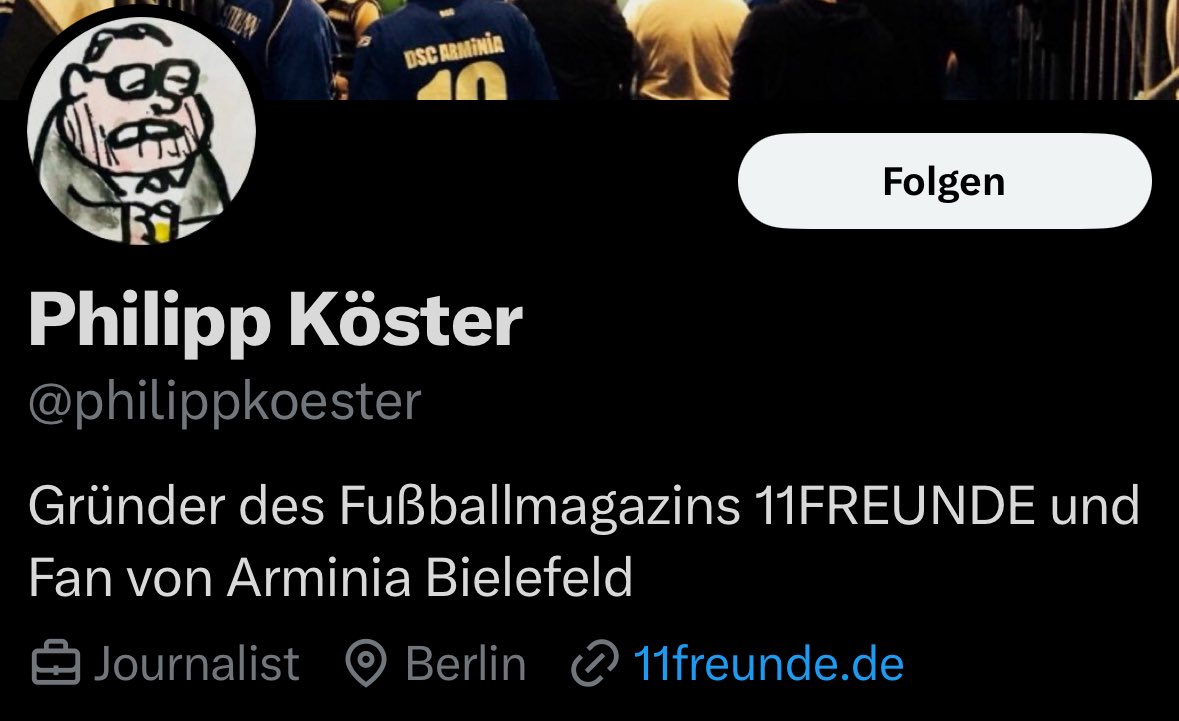 Sehr geehrter Herr Köster,

Mit Verlaub, Sie sind ein Arschloch. 

LG 
LW