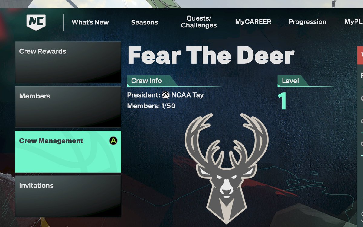Ncaa_Tay's tweet image. @Bucks Any Bucks Fans that need a crew on 2k pull up, we gonna run this up 🗣️ #Bucks #2k26