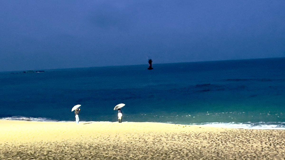 강릉에 놀러 왔는데, 고맙게도 단비가 내리는 중. ☔️🌧️☺️