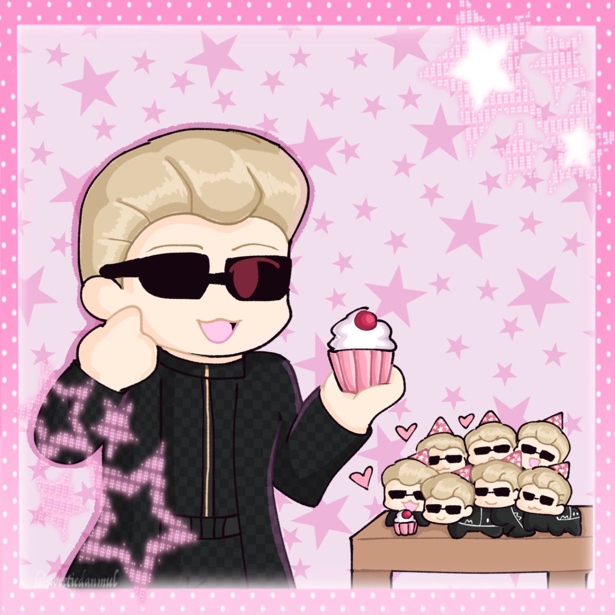 It’s my birthday!!! 🎂 Wesker beans invites you to attend! 💌
⭐️
#AlbertWesker #ResidentEvil #REBHFun #tsumtsum