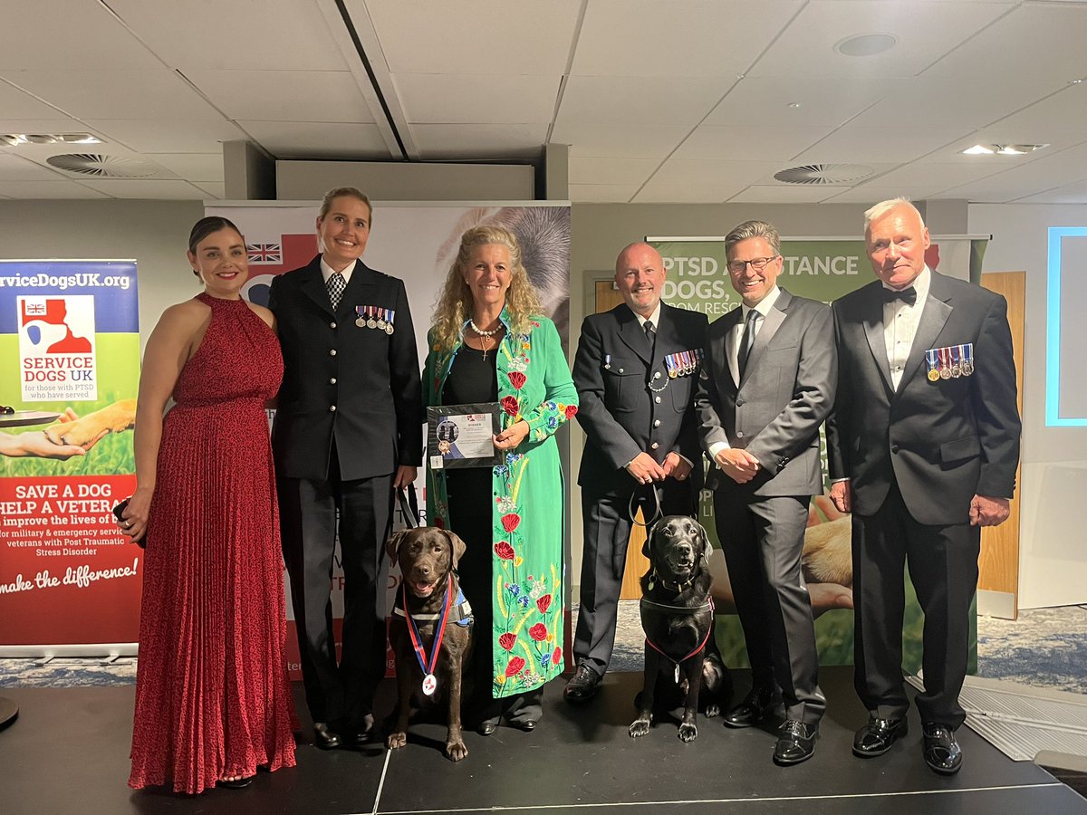 It is with immense pride that I can share with you all some news…

Last night , PD Mika &amp; PD Dexter , after having made it through as finalists , were judged to be the winners of the “Wellbeing &amp; Therapy Dog” category at the inaugural Medal of Honour awards organised by the