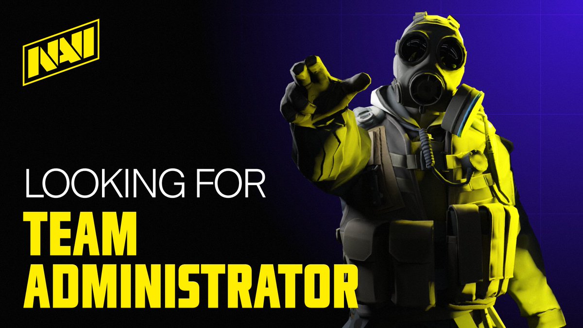 natusvincere's tweet image. Want to be the backbone of a championship team? NAVI is looking for a Team Administrator in Berlin to keep everything running smoothly.