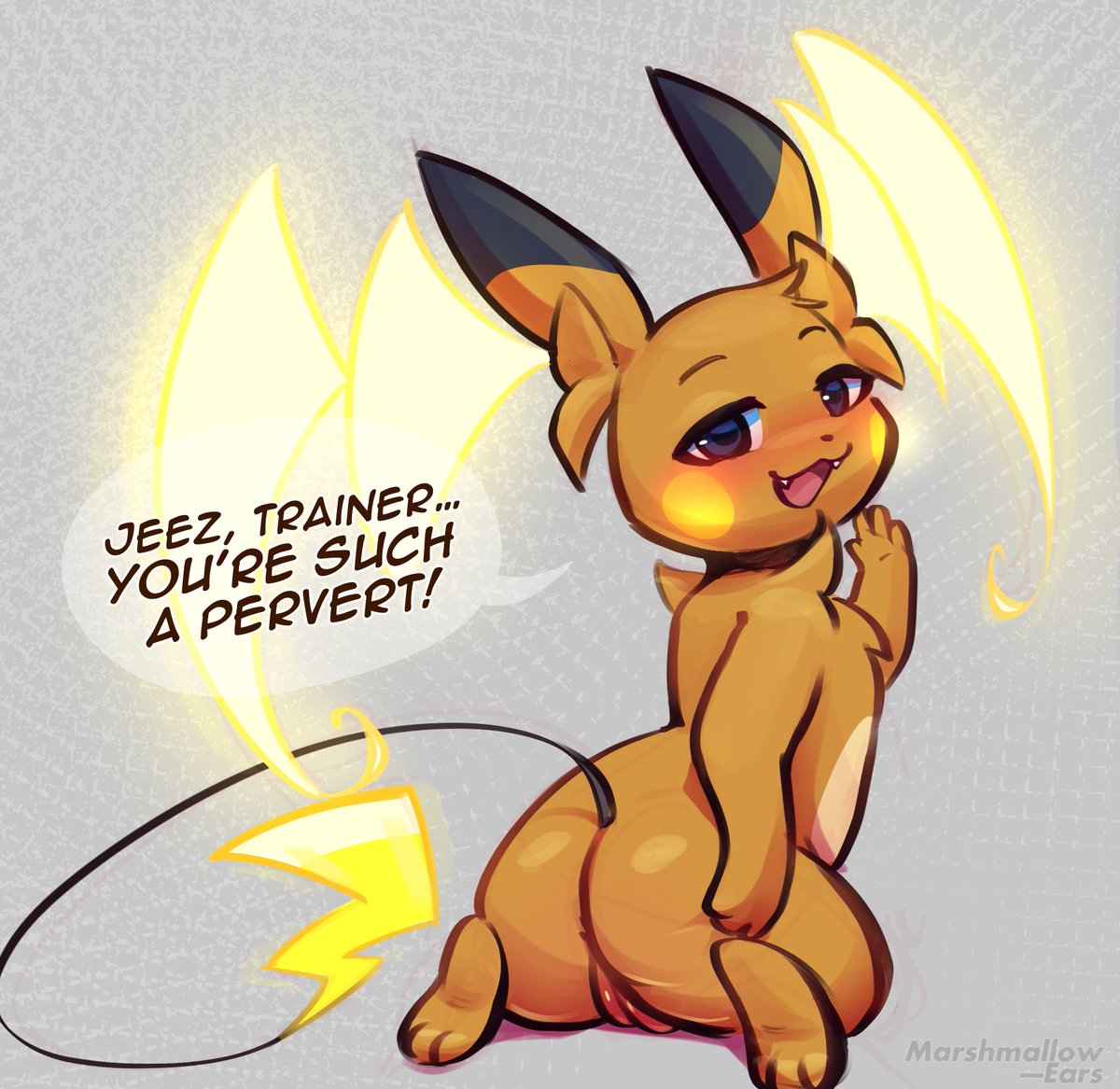 Marshmallow-ears ๐ (@marshmallowears) on Twitter photo Mega Raichu Y ๐โก๏ธ Mega Raichu Y ๐โก๏ธ