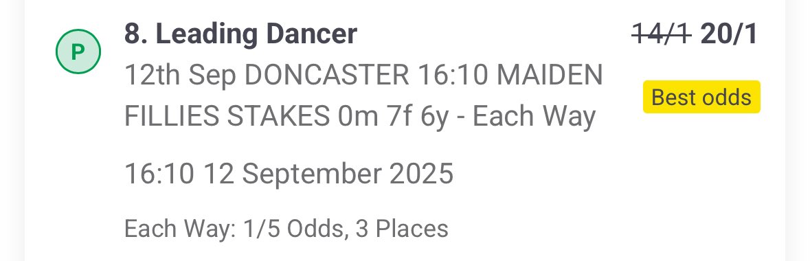 Racing Value Spotter tweet media