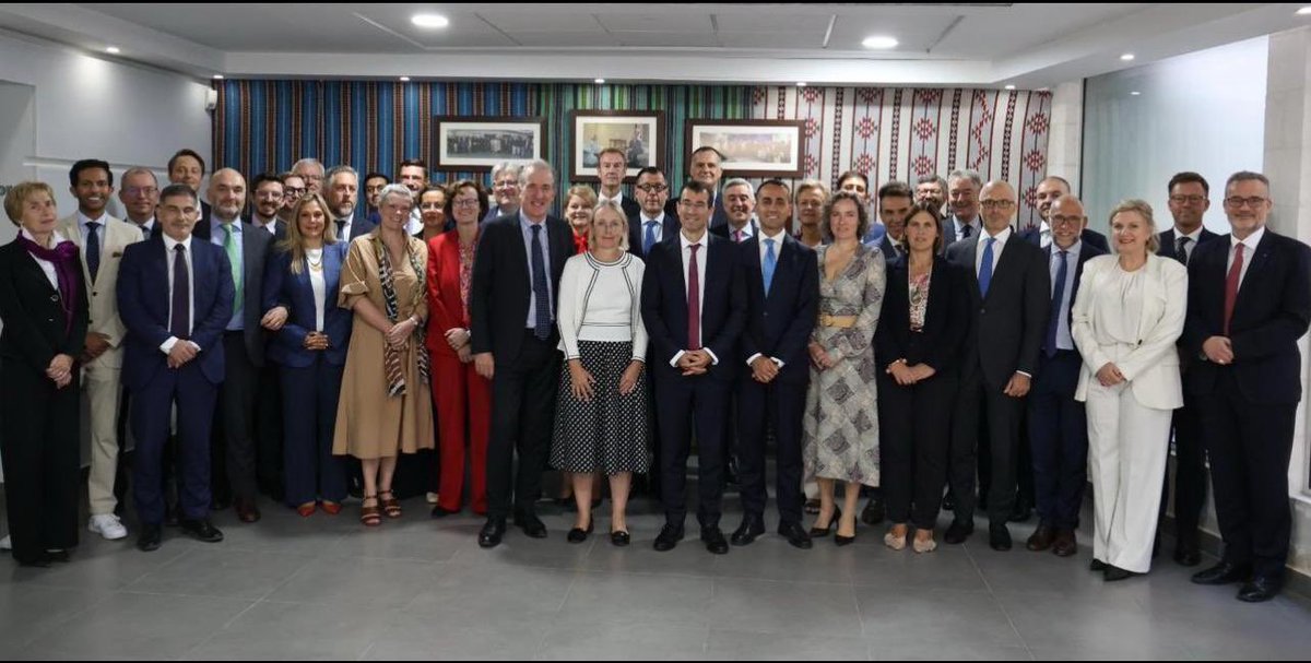🇪🇺 Honored to join colleagues at the annual meeting of all EU Ambassadors based in the MENA region, which was held this year in Amman — under the coordination of <a href="/HeleneLeGal/">Hélène Le Gal</a>.
A pivotal moment to reflect on EU action in the region amid so many challenges.
Grateful to our