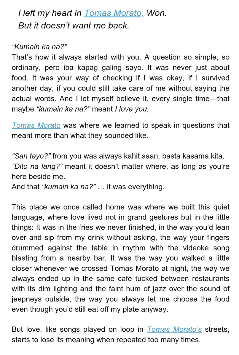 delwonte's tweet image. tomas morato 🚊
— a #sunwon drabble langz