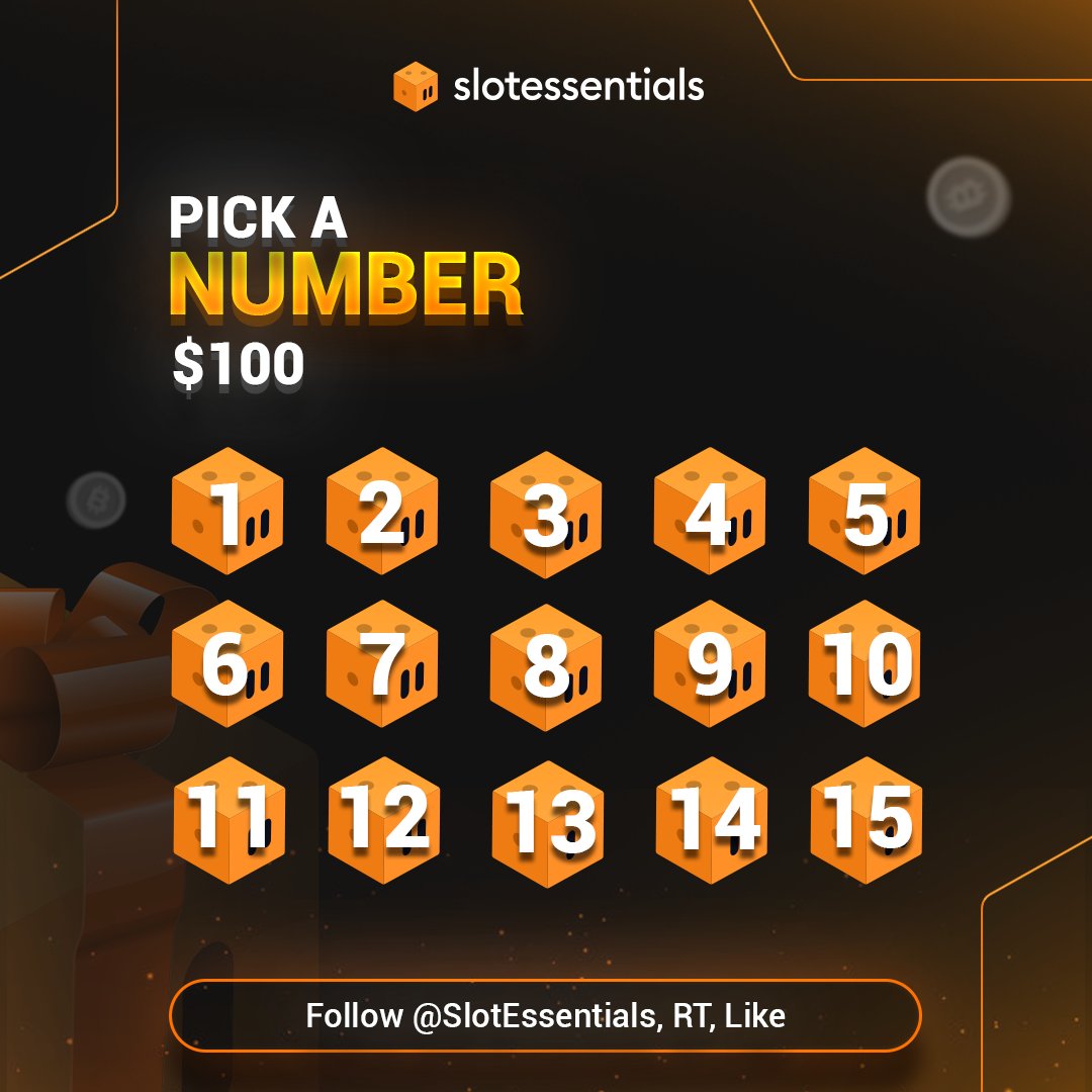slotessentials's tweet image. We have prizes behind two of these dice. 

2 Winners. $50 CAD each! 

ONLY 1 GUESS PER PERSON. CHOOSE WISE💰