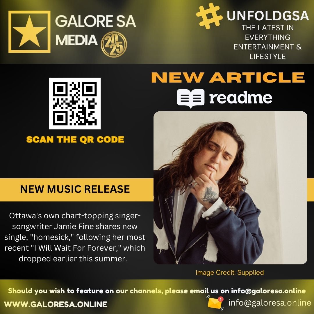 Jamie's always championed her hometown, from her strong support of the PWHL’s Ottawa Chargers, to now dedicating this new single to the city. She describes "homesick" as a heartfelt look at her connection to Ottawa and its people.

Unfold Here:
galoresa.online/7shp

Or visit