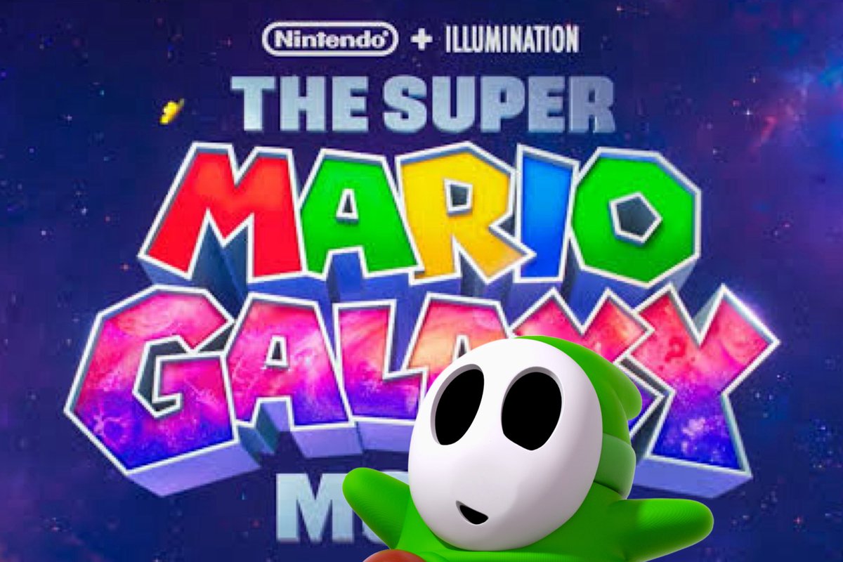 davidcj1031's tweet photo. My first reaction to the first look of the sequel to The Super Mario Bros. Movie is Super Mario Galaxy film coming to theaters and I’m so excited for this. #nintendo #supermario #supermariogalaxy #illuminationstudios #reaction #animation #supermariobrosmovie https://t.co/GX2cYm2EPJ