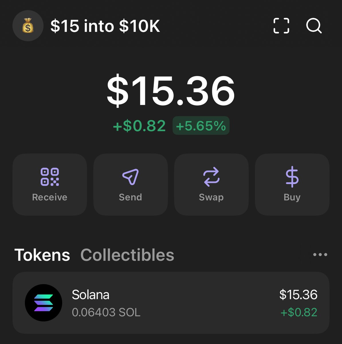 $15 into $10,000 starts in a few hours

All moves will be shared LIVE in the private group
100% FREE to join

If you don’t have $15 I’ll give it to you

So far, I’ve added 35/100 to the group

Wanna join?

Like &amp; Retweet this post
Comment "LFG"

(Open for followers only)