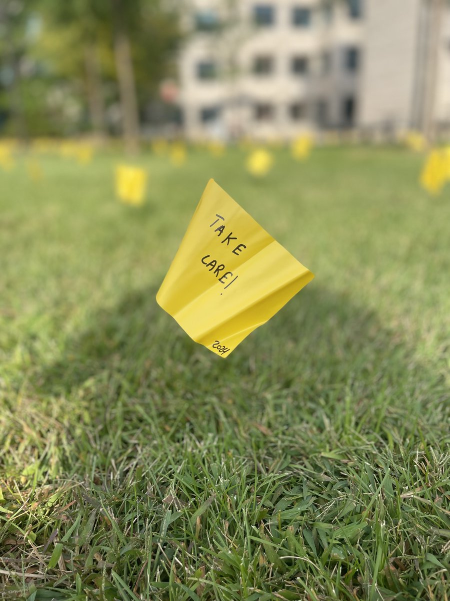 ISU_Library's tweet image. Field of Memories returns to the library quad hosted by Student Counseling Services. Fri, Sept. 12, 9 a.m.–3 p.m., south of Parks Library. Visit and, if you like, add a message of hope, memorial, or encouragement.