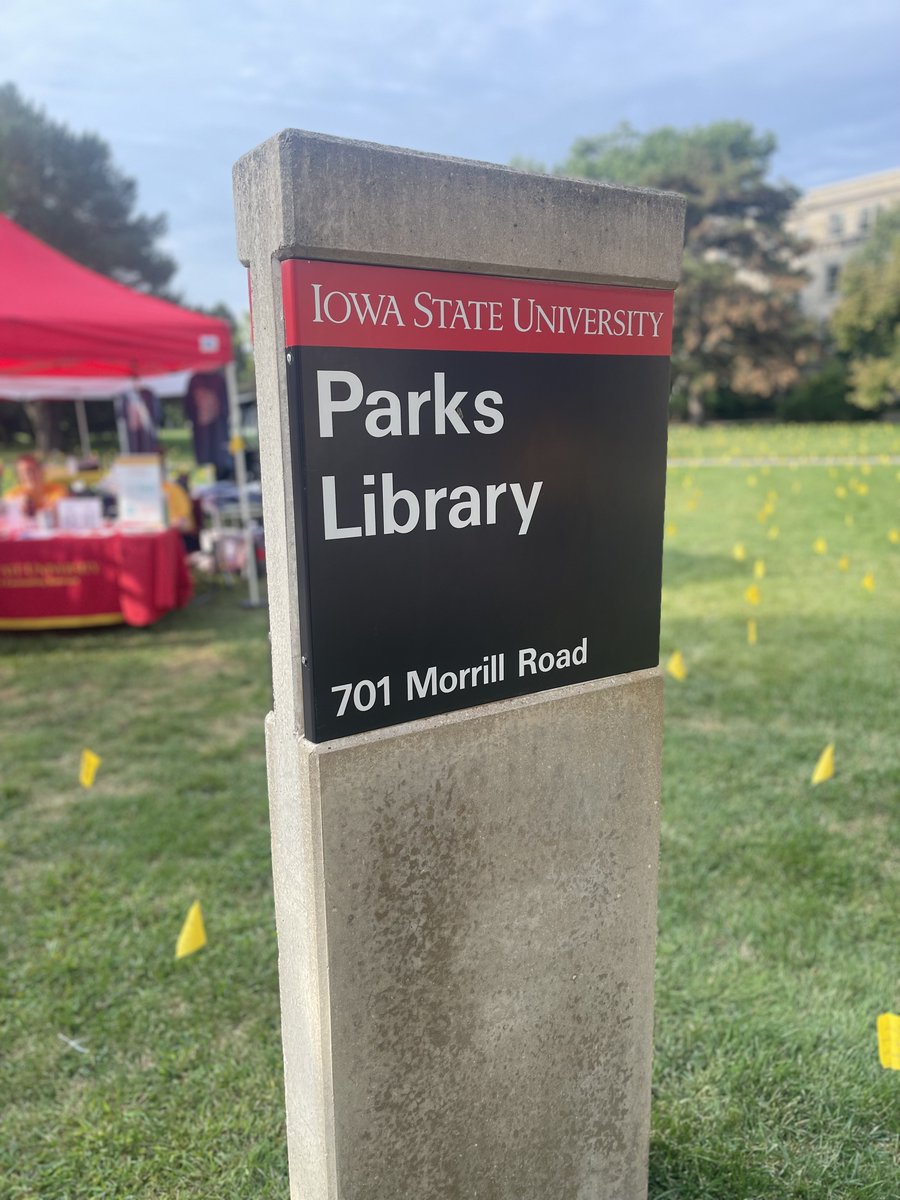 ISU_Library's tweet image. Field of Memories returns to the library quad hosted by Student Counseling Services. Fri, Sept. 12, 9 a.m.–3 p.m., south of Parks Library. Visit and, if you like, add a message of hope, memorial, or encouragement.