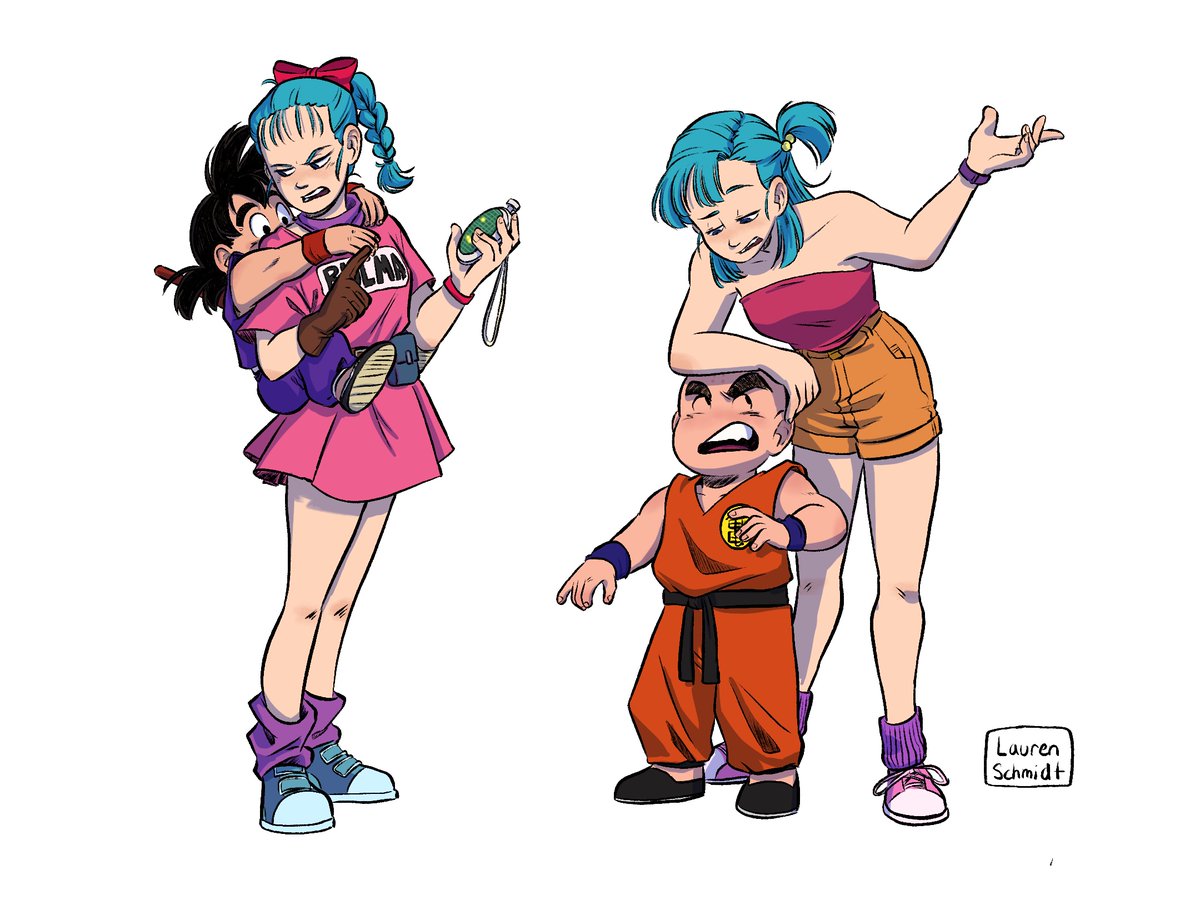 ブルマ(ドラゴンボール) ,孫悟空 「Just a genius bratty teen tech